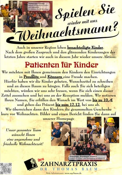 Ankuündigung Patienten für Kinder 2019