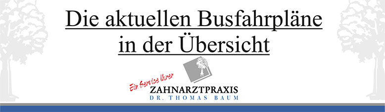 Titelbild der aktuellen Busfahrpläne 2015